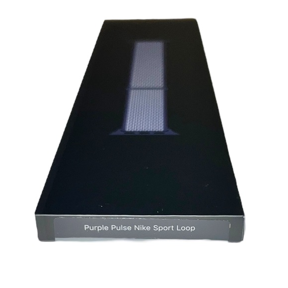 NIKE Sport Purple Pulse Nylon 42 44 45 Apple Watch SE 8 7 6 5 Loop Band Strap - Picture 6 of 10